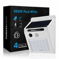 thumbnail image 4 of TORCHSTAR Solar Security Lights, White, Pack of 4, 4 of 8