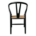 thumbnail image 5 of Moe's Home Collection Ventana Dining Chair Black And Natural-Set Of Two, 5 of 9