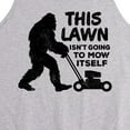 thumbnail image 2 of Instant Message - This Lawn Sasquatch - Men's Jersey Tank Top, 2 of 5