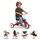 thumbnail image 2 of Radio Flyer Triple Play Trike, Toddler Tricycle, Balance Bike and Ride-On, Ages 1-3, Large, Red, 2 of 5