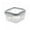 T, variant on Clearance!!Dispensing Food Box-Round PP Food Storage Box Container,Thickened Sealed Food Storage Box for Kitchen Lunch Grains Tank Sorting Container