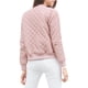 thumbnail image 5 of Chaqueta Bomber Allegra K Acolchada Cremallera Mangas Largas Raglán Rosa M, 5 of 5