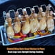 thumbnail image 5 of Xihbxyly Parrilla para Muslos de Pollo, Diseño de Acero Inoxidable, Soporte Plegable de 12 Ranuras, Herramienta para Barbacoa, Bandeja Versátil para Jugos, Fácil de Guardar, Ideal para Picnics Al Air, 5 of 7