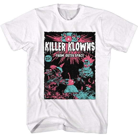 Killer Klowns From Outer Space Killer Komic White Adult T-Shirt