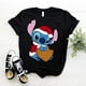 thumbnail image 4 of Camiseta divertida de Navidad Kawaii Lilo Stitch para mujer, camiseta de manga linda de Stitch, camiseta gráfica Y2k, camisetas de calle, camisetas para mujer, 4 of 5