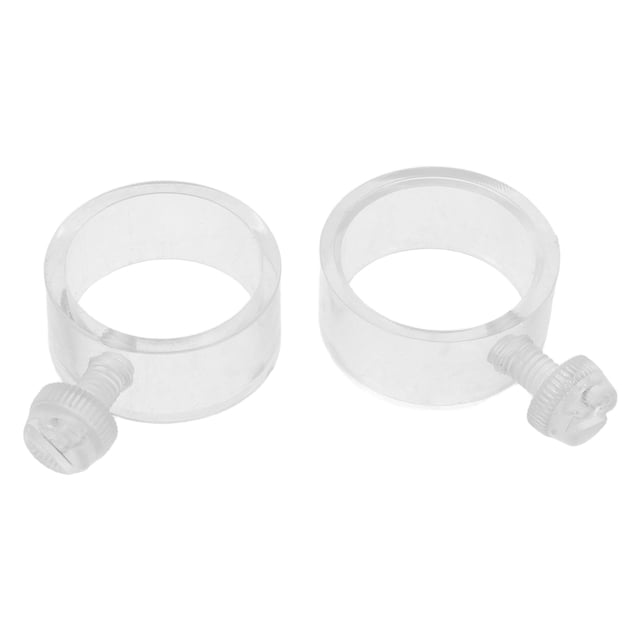 unbranded 2Ud De Sujeción Transparentes Para Flagpole Con Tornillos Para Instalación Sencilla Y Firme