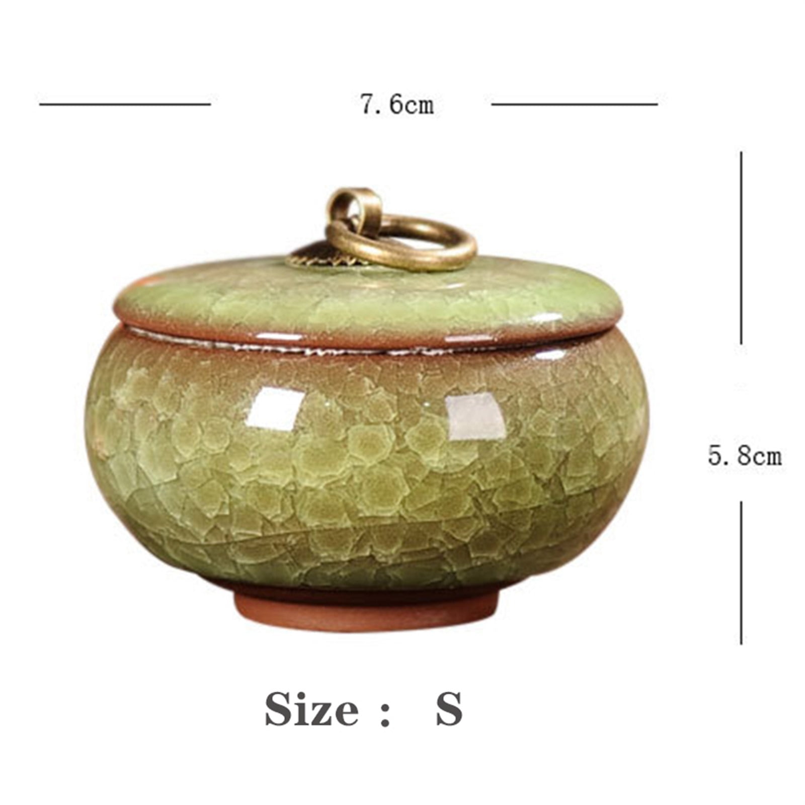 Ceramics Ash Urn Sealed Cremation Funeral Ashes Keepsake Small Animals Pet Dog Cat Memorial Suitable Home Fireplaces Burial 23871