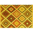 thumbnail image 1 of Ahgly Company Indoor Rectangle Southwestern Yellow Country Area Rugs, 4' x 6', 1 of 4