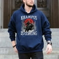 thumbnail image 5 of Krampus Is Coming Christmas Shirt – T-Shirt, Hoodie & Sweatshirt – Holiday Humor – Winter Festivities, 5 of 6