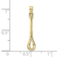 thumbnail image 2 of 10K 3-D Polished Whisk Charm, 2 of 2