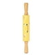 thumbnail image 4 of Rodillo de amasar multifuncional para hornear con poste extendido para pastel de cocina casera amarillo, 4 of 10