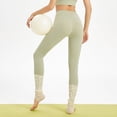 thumbnail image 3 of Ropa de yoga de primavera y verano Pantalones de yoga Leica Naked para mujer Mallas deportivas de cintura alta para correr con elasticidad alta para levantar la cadera, 3 of 5