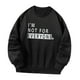thumbnail image 1 of Sudadera de mujer Sudadera con cuello redondo Sudadera de moda de manga larga con cuello redondo Tops M, 1 of 8