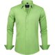 thumbnail image 1 of J.VER Camisas de vestir para hombre, camisa formal de manga larga, elástica, sin arrugas, informal, con botones, 1 of 4