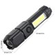 thumbnail image 4 of Dual Light Source Flashlight Portable High Brightness Light Outdoor Telescopic Focusing Adjustable Flashlight USB Rechargeable Night Camping Fishing L, 4 of 5