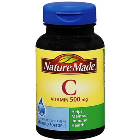  Vitamine C 500 mg Gélules liquides 60 gels mous
