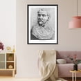 thumbnail image 3 of Historic Framed Print, [Sir John Hawkins, 1532-1595, bust portrait, facing left], 17-7/8" x 21-7/8", 3 of 9