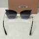 thumbnail image 4 of Miu Miu woman’s sunglasses smu 56T butterfly purple lenses, 4 of 6