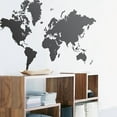 thumbnail image 2 of World Map Wall Decoration，World Map Puzzle Wall Background，Brown, 2 of 4