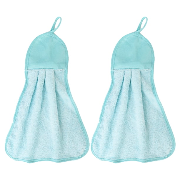 Toalla de mano de tela de cocina de color sólido paño de cocina absorbente fuerte