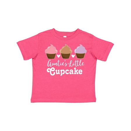 

Inktastic Auntie Little Cupcake Niece Gift Gift Toddler Toddler Girl T-Shirt