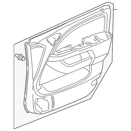 Genuine OE Honda Door Trim Panel - 83507-SHJ-A21ZB Fits select: 2006-2007 HONDA ODYSSEY EX, 2005 HONDA ODYSSEY VAN