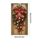 thumbnail image 3 of Christmas Door Cover Decorations with Santa Claus Pattern Holiday Party Decorative for Front Door Indoor Wall Fireplace Mantle Home Festive Xmas Decor, 3 of 6