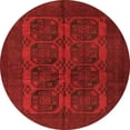 thumbnail image 1 of Ahgly Company Indoor Round Persian Orange Traditional Area Rugs, 6' Round, 1 of 1