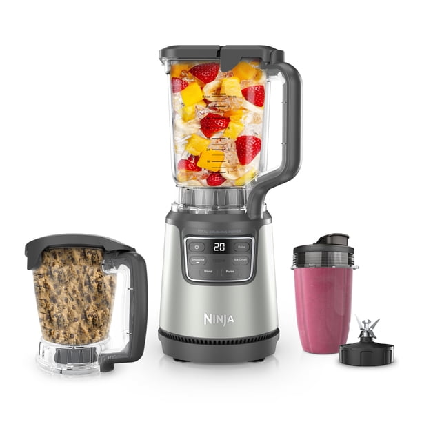 Licuadora Ninja BO402 1200 W 2,1 L con procesador de alimentos y vaso portátil