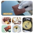 thumbnail image 5 of Pan Scraper,Plastic Pan Pot Dish Scraper Tool, Kitchen Nylon Food Scraper, Cast Iron Skillet Cleaner Pan Pot Scrubber, Dish Scraper Kitchen Plastic Scrapper Non-Scratch (Brown,1Pcs), 5 of 9