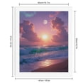 thumbnail image 2 of Paint By Numbers Kit for Adults Beginner - DIY Sunset Moon Ocean Waves Serenity Canvas Painting Kits for Adults, Frameless Paint By Number for Adults for Home Wall Decor 16x20 Inch, 2 of 7