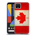 thumbnail image 1 of Head Case Designs Vintage Flags Canada Canadian Soft Gel Case Compatible with Google Pixel 4, 1 of 7