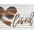 thumbnail image 2 of Rae, Marla 32x25 Gold Ornate Wood Framed with Double Matting Museum Art Print Titled - You Are Loved, 2 of 4