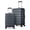 Graphite, variant on American Tourister Roll Out 2-Piece Luggage Set with Spinner Wheels (Carry on/Medium Checked) - Silver