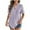 Purple, variant on breaise Women Button Downs Tshirt Cozy Cotton Linen Work Shirt 2025 Summer Short Sleeve Tops Lapel Solid Blouses Tee Pink,L
