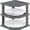 Grey, variant on 3-Tier Bamboo Corner Shelf Organizer for Cabinet Countertop, Plate Organizer for Cabinet, Cupboard Organizer, Black