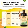 thumbnail image 3 of Serene Herbs Soursop Bitters Orange Flavor – Traditional Herbal Liquid Supplement, 16 fl oz, 3 of 8