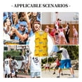 thumbnail image 6 of Sikiie Leopard Print Basketball Jersey Reversible Men's Mesh Athletic Sports Shirts Training Practice S-4XLLarge, 6 of 6