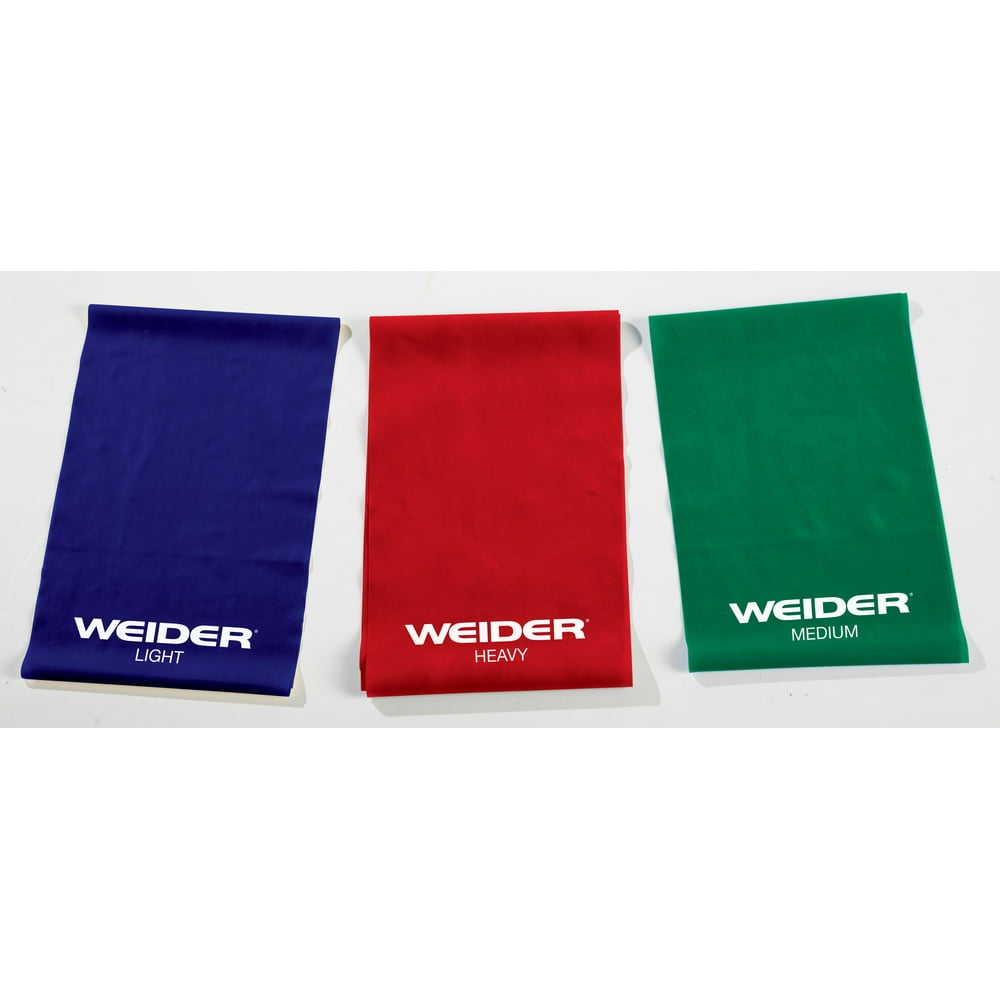 Weider Toning Resistance Band Kit with 3 Levels of Resistance Walmart