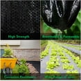 thumbnail image 4 of 3ft*16ft Garden Weed Barrier Landscape Fabric, Heavy Duty & Ultra Thick, Premium Weeds Control for Flower Bed, Pavers and Other Outdoor Projects, Black, 4 of 6