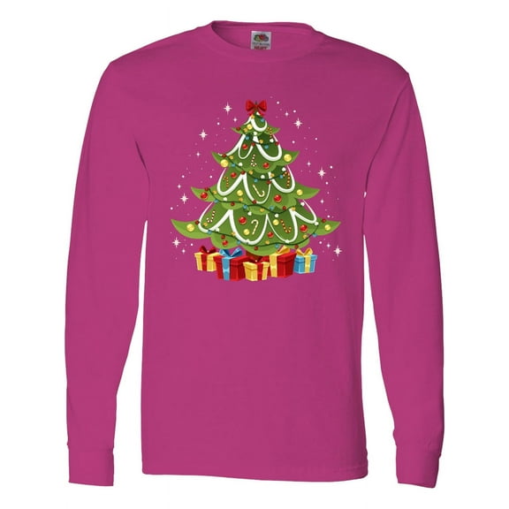 Inktastic Christmas Tree Long Sleeve T-Shirt