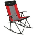 thumbnail image 3 of Ozark Trail Camping Rocking Chair, Red, Adult, 19lbs, 3 of 10