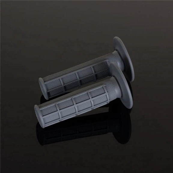 Renthal Half Waffle Single Compound Grips Medium Gray (G087)