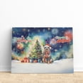 thumbnail image 3 of Merry Christmas and Happy New Year Santa Australian Cattle Dog Holiday Xmas Winter 2025 Horizontal Matte Canvas Poster Heeler Lover Gifts Wall Art Home Decor - 00024, 3 of 5