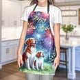thumbnail image 4 of Happy New Year Brittany Spaniel Family Cheer Winter Midnight Firework Apron Brittany Dog Lover Gifts Idea for Cooking Grilling Baking Painting Gardening - 02025, 4 of 5