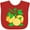 Red, variant on Inktastic I Love Lemons with Lemon Tree Branch Illustration Boys or Girls Baby Bib