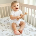 thumbnail image 6 of Sweet Jojo Designs Botanical Ivory Beige Taupe and White Fitted Crib Sheets 2 Piece Set, 6 of 6