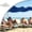 White, variant on Retractable Wave Sun Shade Sail, Water Proof UV and Sun Protection Canopy Shade Cover with Mounting Kit for Outdoor Pergola Garden Sun Room Patio