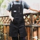 thumbnail image 2 of Delantal multifuncional con correas cruzadas para asar, cocinar y barbacoa, unisex. negro, 2 of 8