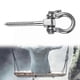 thumbnail image 1 of Screw Hook, Heavy Duty 304 Stainless Steel 180 Ceiling Hook, 1 of 5